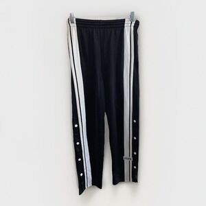 Victoria Secret PINK Black And White Snap Bottom Track Pants XS Sport Y2K